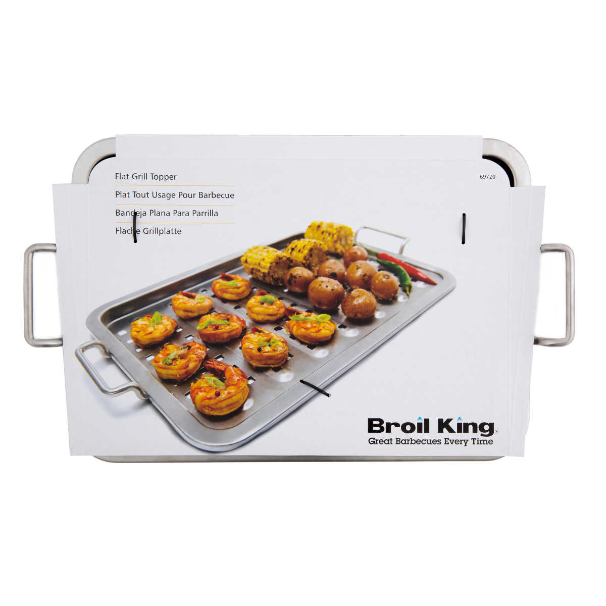 Montert Grillkurv perforert 40 x 28 cm - Broil King på grill