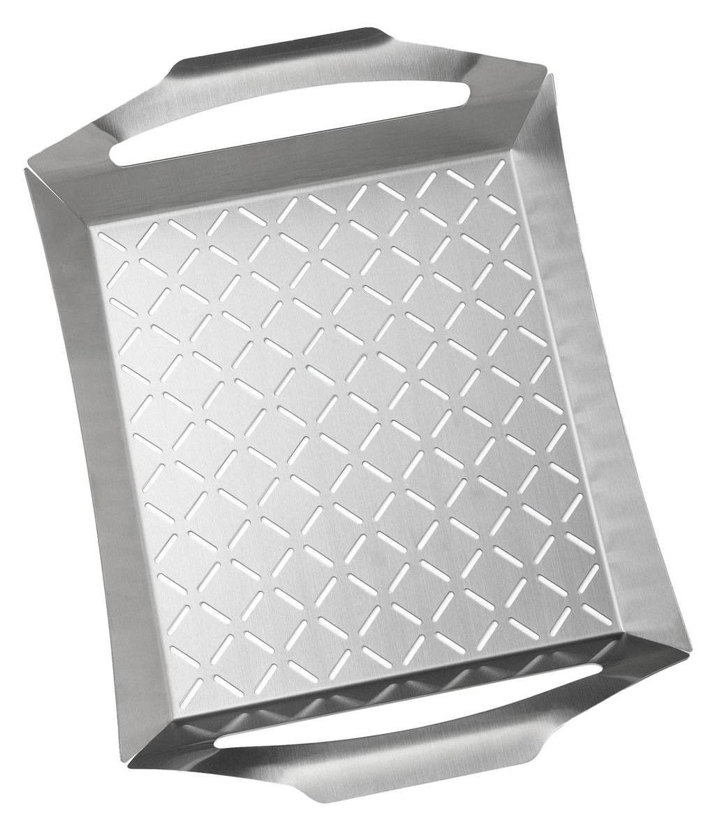Grillkurv PRO rustfritt stål 28,5x24,5 cm - Napoleon forfra