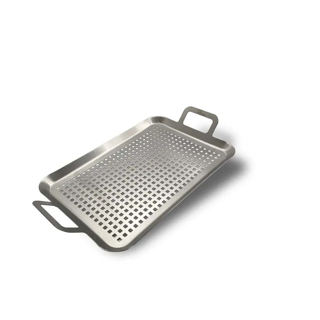 Grillkurv rustfritt stål 33 x 22,4 cm - FireRocket bakside