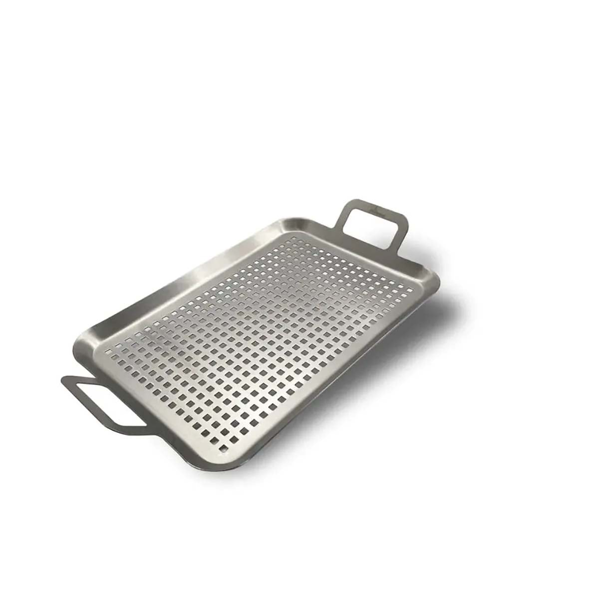 Grillkurv rustfritt stål 33 x 22,4 cm - FireRocket bakside