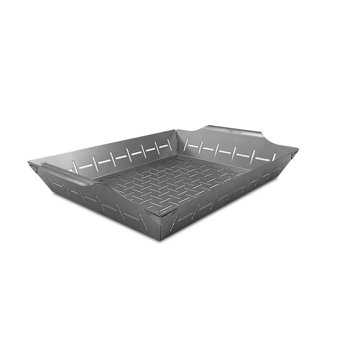 Grillkurv rustfritt stål 43,5 x 25 cm - FireRocket forfra