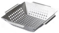Grillkurv rustfritt stål liten 25 x 25 cm - Grillfürst forfra