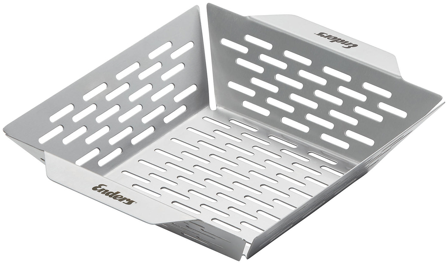 Grillkurv S rustfritt stål 24 x 19 cm - Enders for små grillvarer