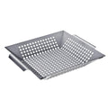 Grillkurv XL rustfritt stål 30,5 x 30,5 cm - SANTOS forfra