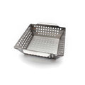 Grillkurv XS rustfritt stål 21,5 x 21,5 cm fra SANTOS forfra