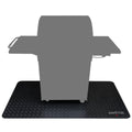 Grillmatte gulvbeskyttelse 140 x 100 cm SANTOS forfra