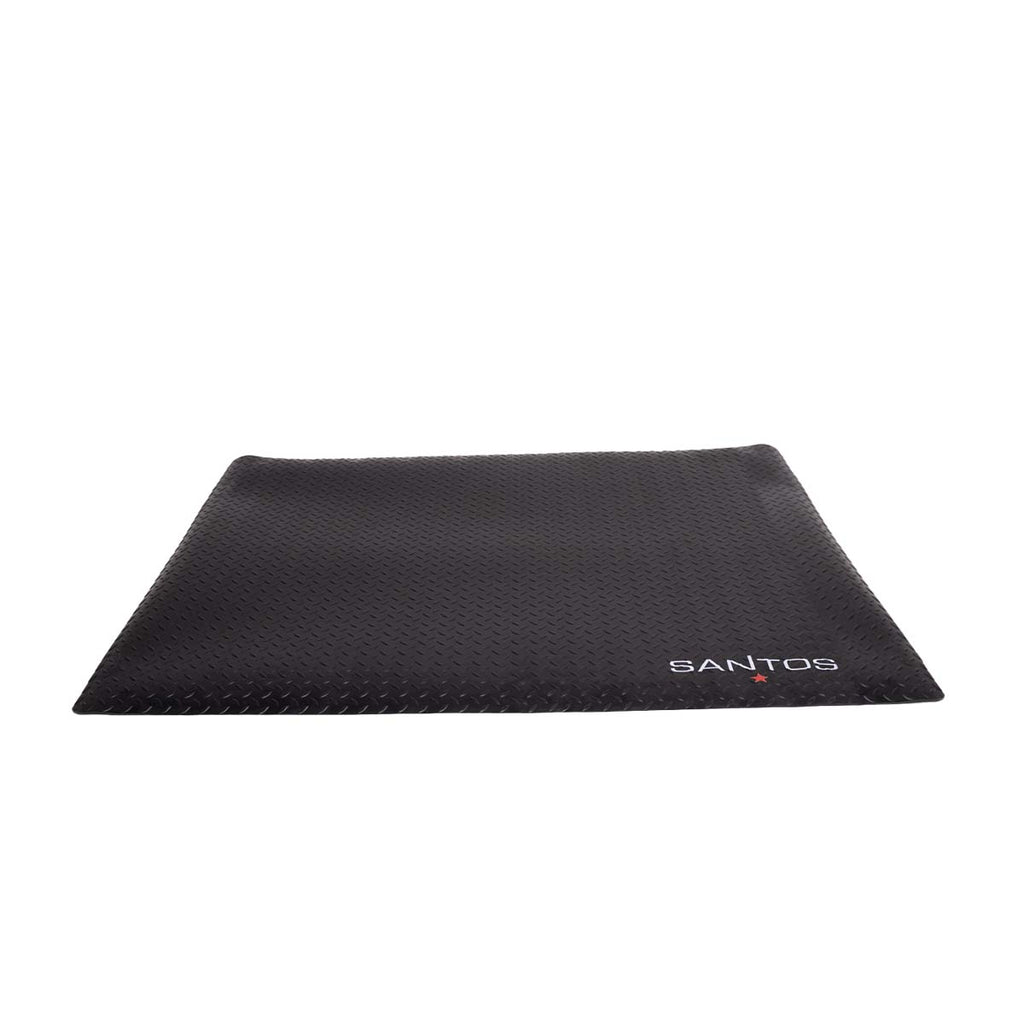 Grillmatte gulvbeskyttelse 140 x 100 cm SANTOS montert under grill