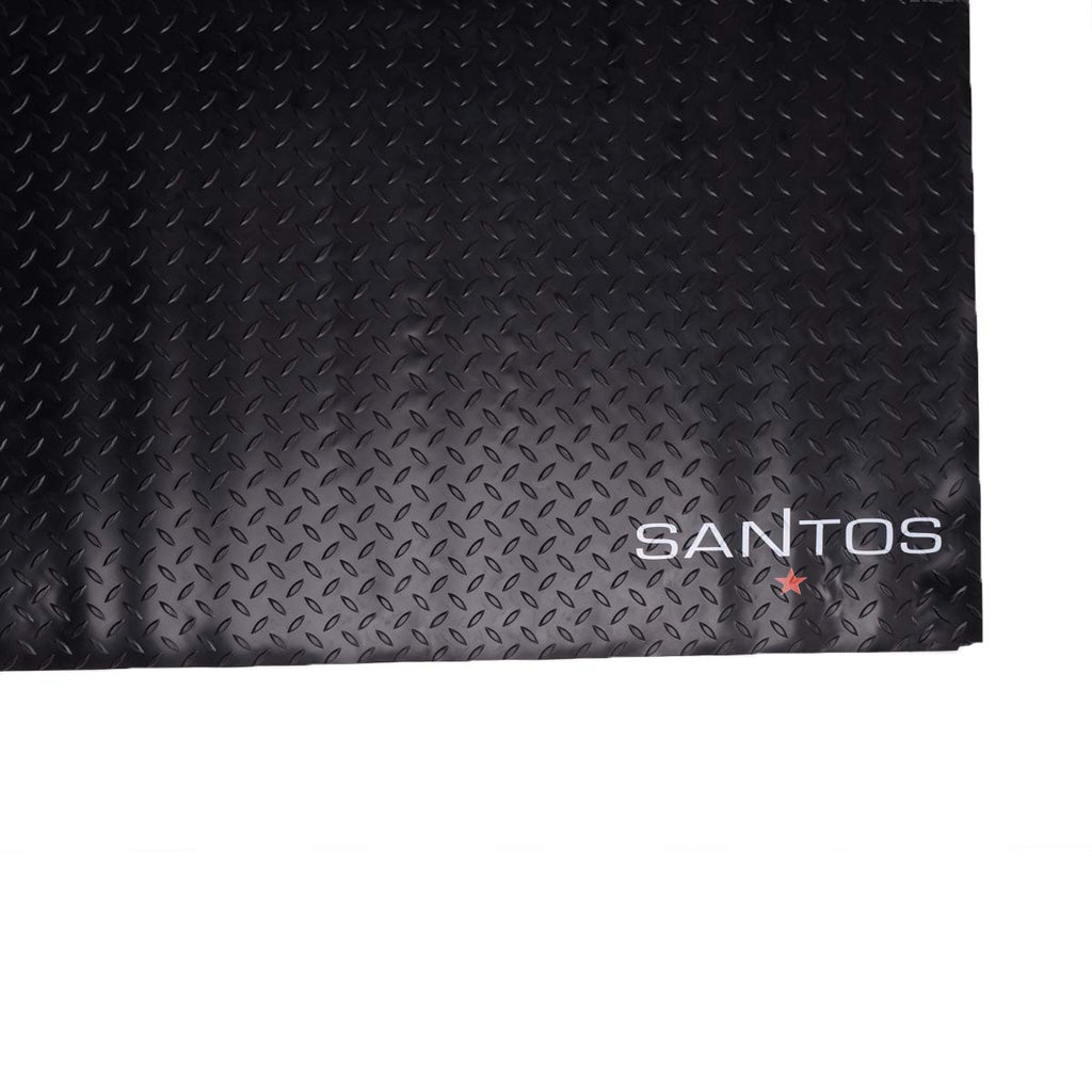 Grillmatte gulvbeskyttelse 140 x 100 cm SANTOS sammenrullet