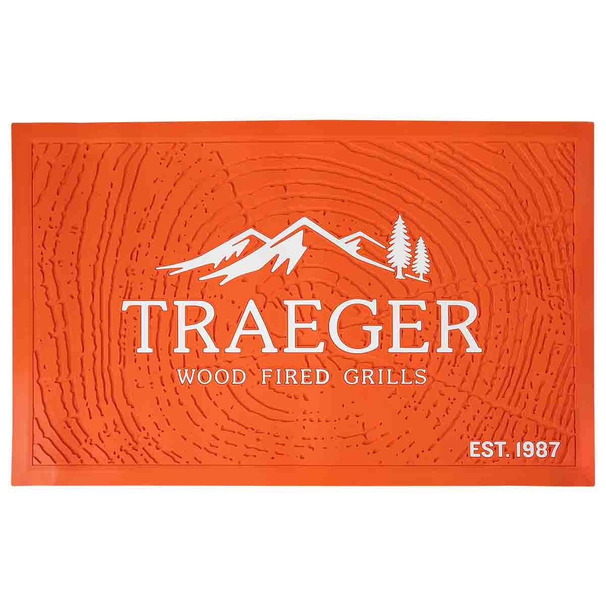 Grillmatte oransje 120 x 75 cm - Traeger bakside