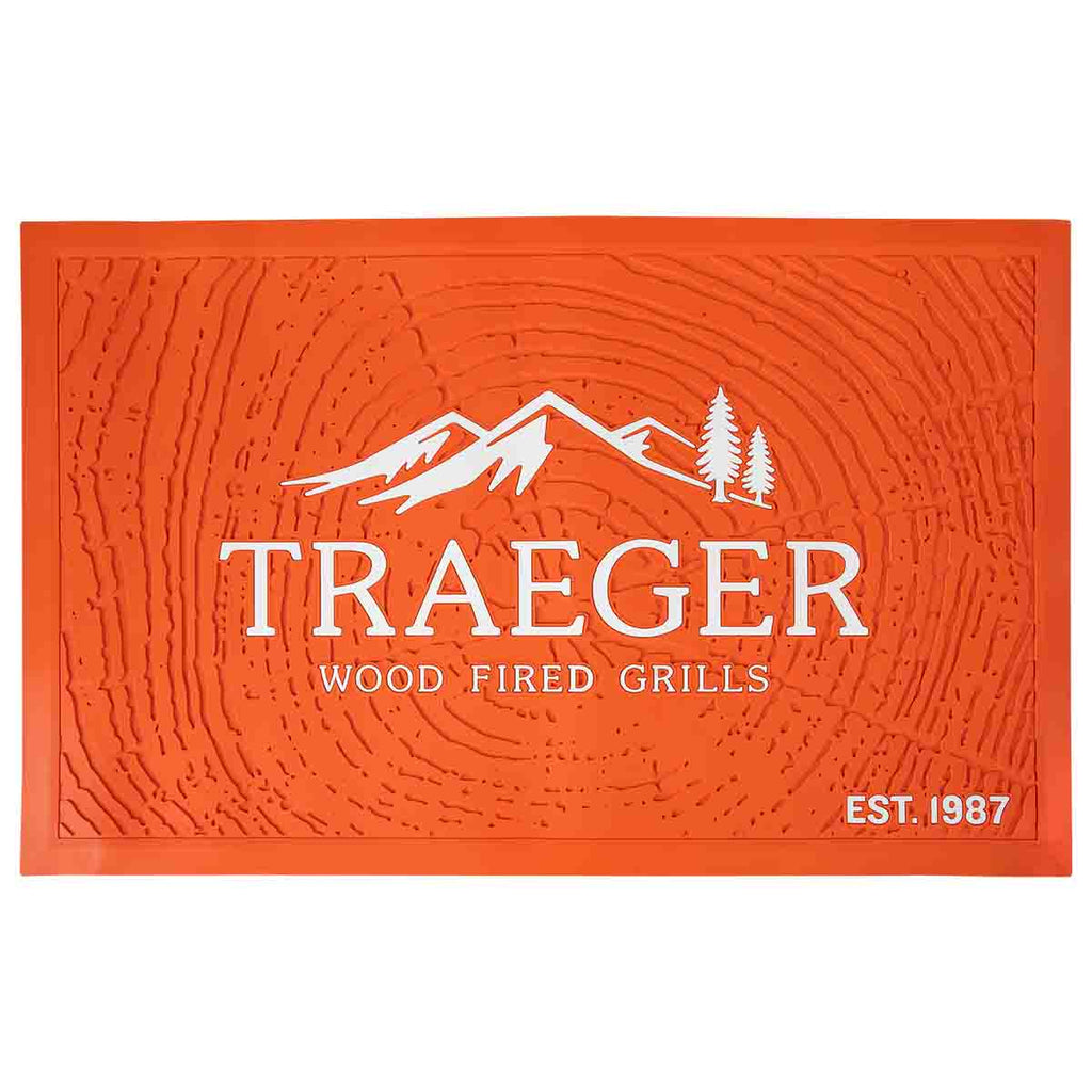 Grillmatte oransje 120 x 75 cm - Traeger bakside