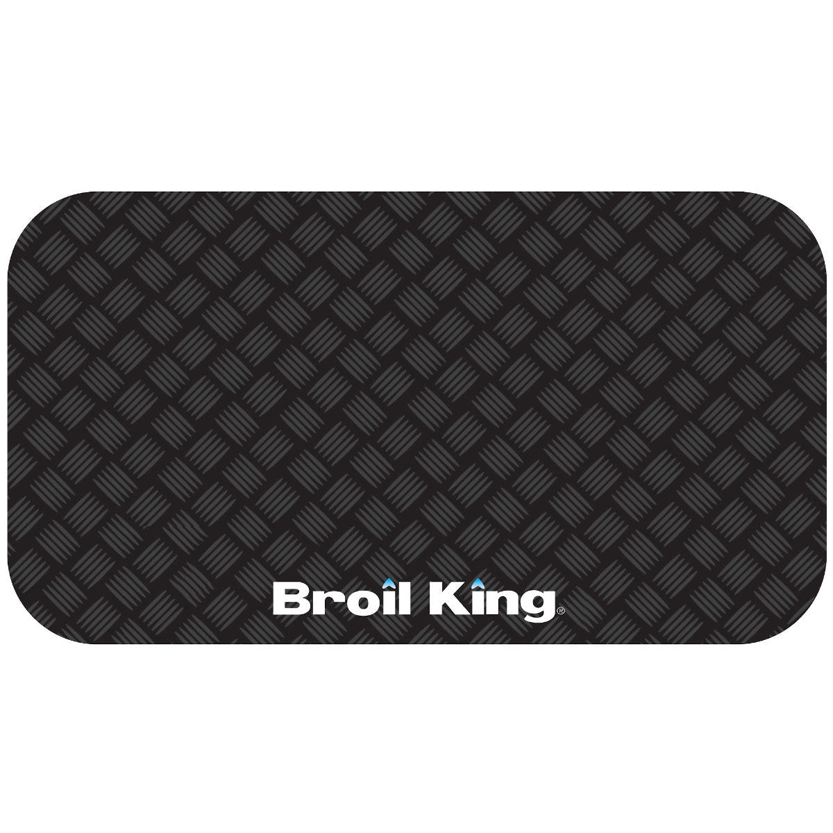 Grillmatte svart 90 x 180 cm - Broil King for stor grillflate