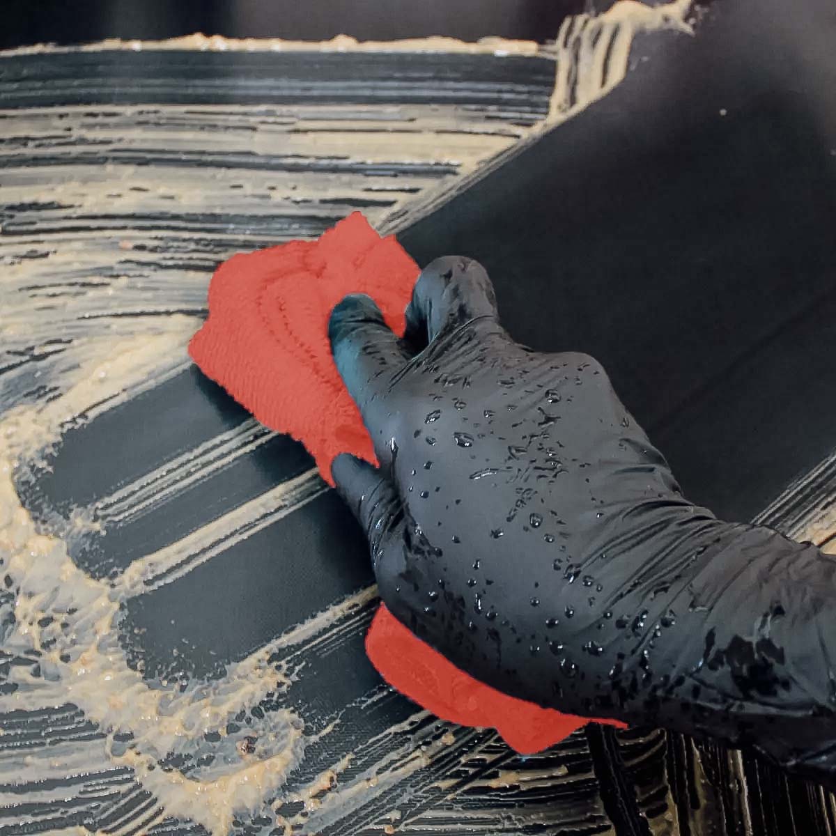 Nærbilde av overflaten på Grillmatte teflon antihaft 40x35 cm 5-pakk - SANTOS