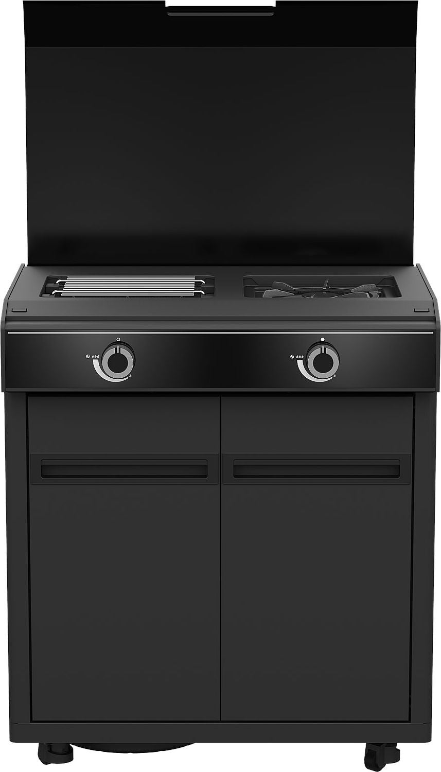 Detalj av Blazing Zone på Grillmodul HEAT X-245 K