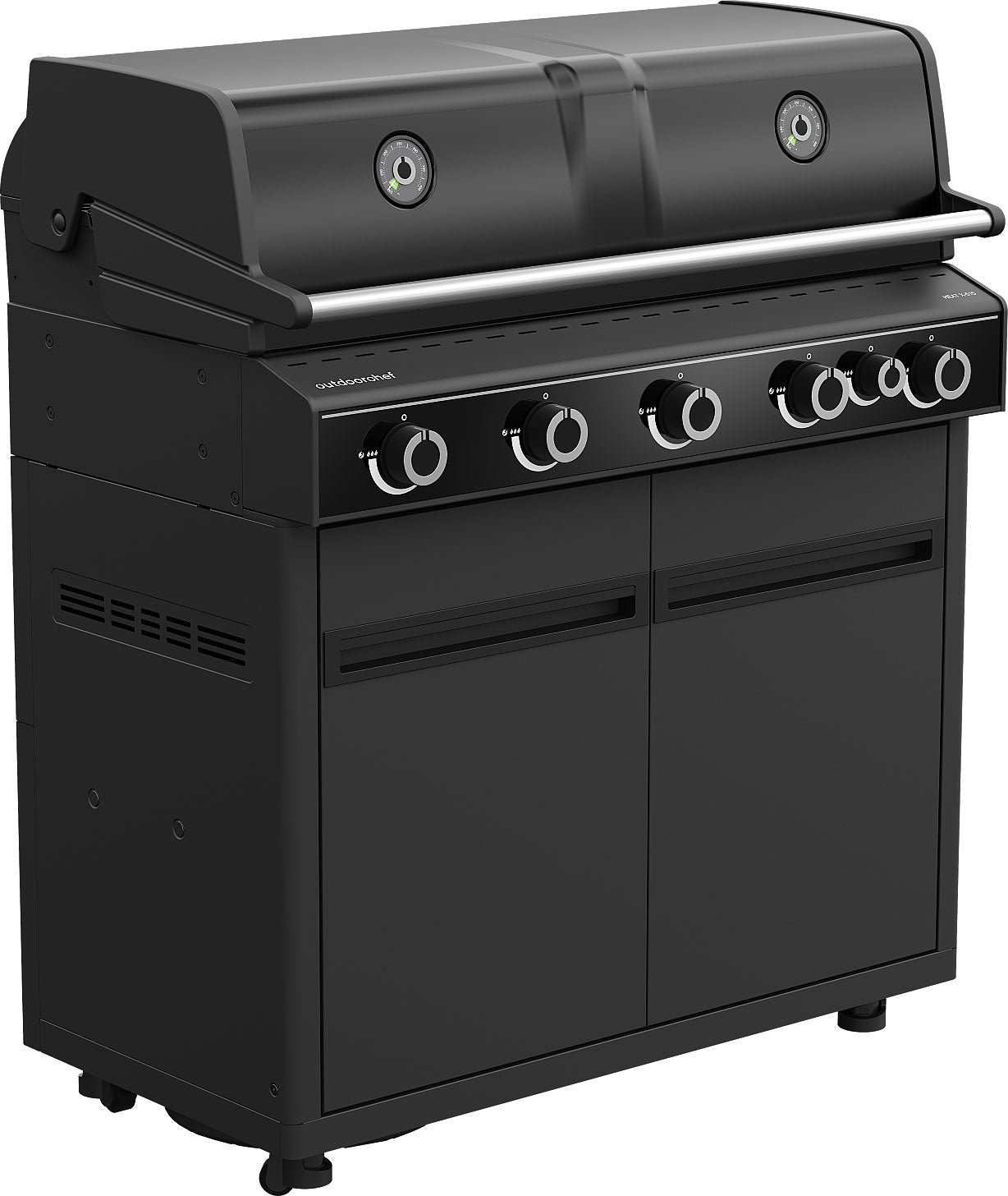 Grillmodul HEAT X-515 RB K 5 brennere med bakbrenner bakside