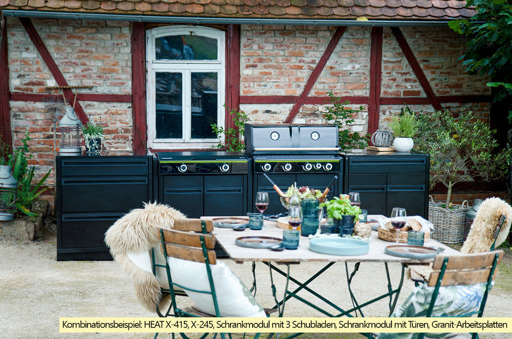 Grillmodul HEAT X-245 K plancha med XL plancha - Outdoorchef