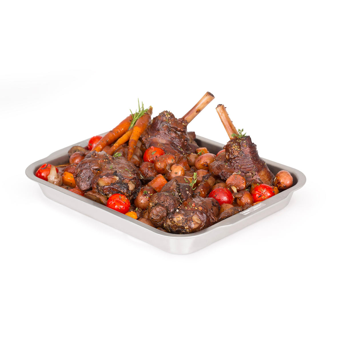 Montert grillpanne rustfritt stål 33,6x25,8 cm - Broil King