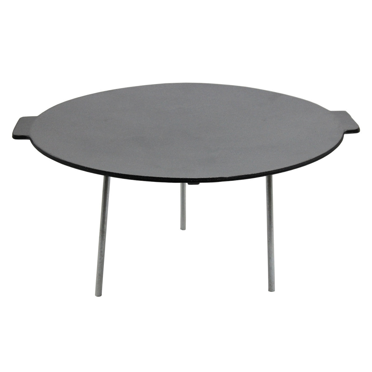 Grillpanne og bålppanne stål Ø 45 cm - SANTOS sett forfra
