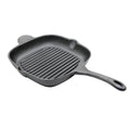 Grillpanne støpejern firkantet 29 x 29 cm - SANTOS for perfekt grilling