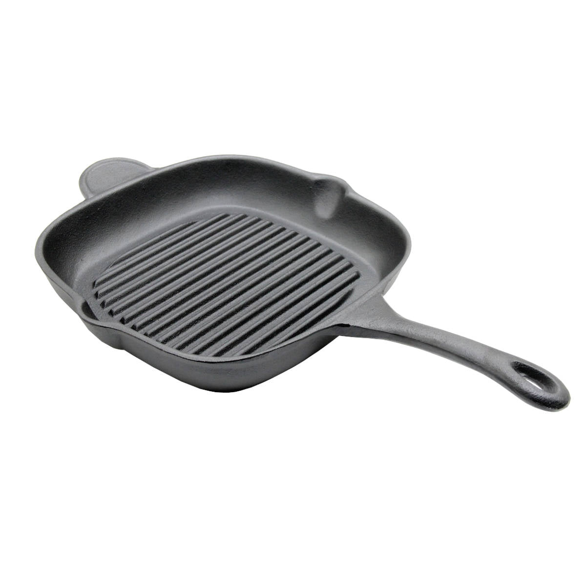 Grillpanne støpejern firkantet 29 x 29 cm - SANTOS for perfekt grilling