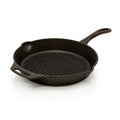 Grillpanne støpejern gp30-t med skaft 30 cm - Petromax forfra