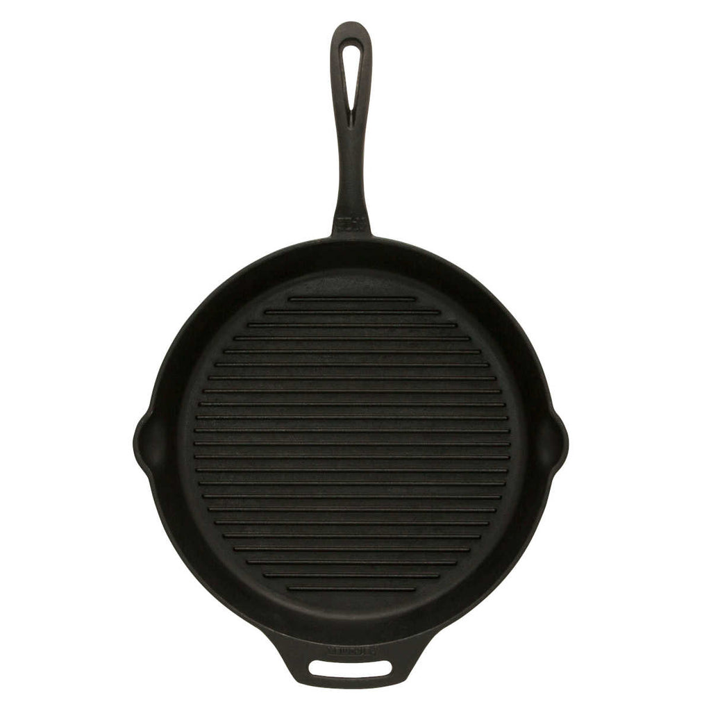 Detaljbilde av grillpanne støpejern gp35-t med skaft 35 cm - Petromax