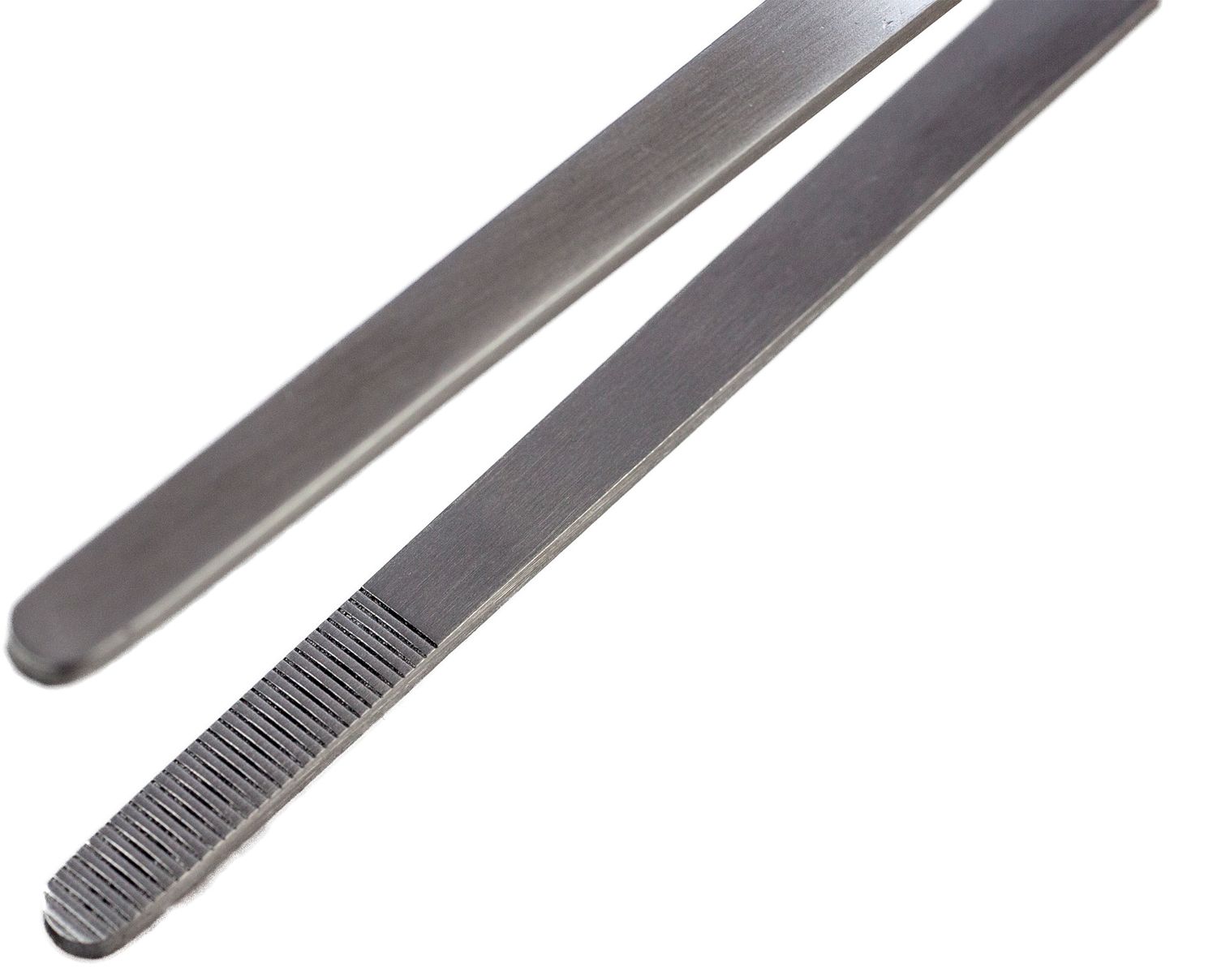 Grillpinsett 36 cm rustfritt stål - Grillfürst detalj av spiss