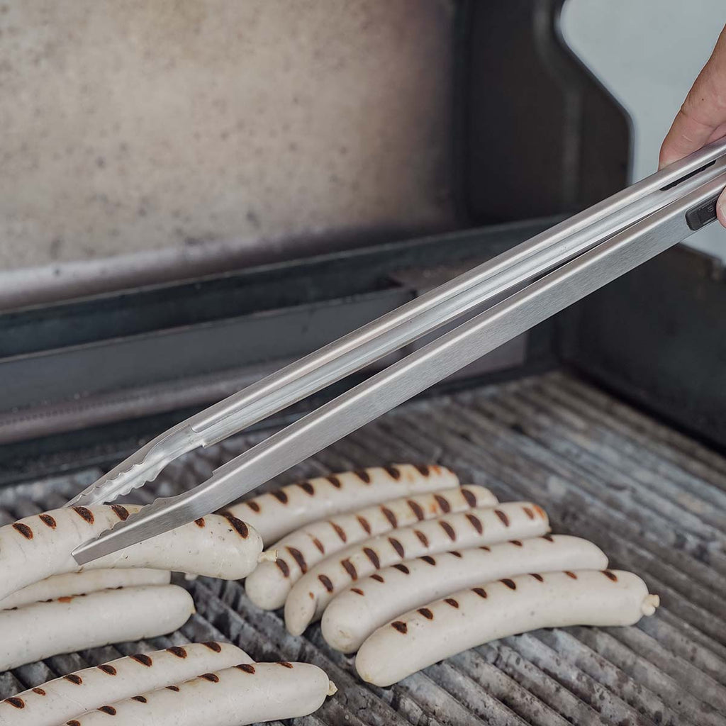 Låsemekanisme på Grillpinsett rustfritt stål 53 cm - SANTOS