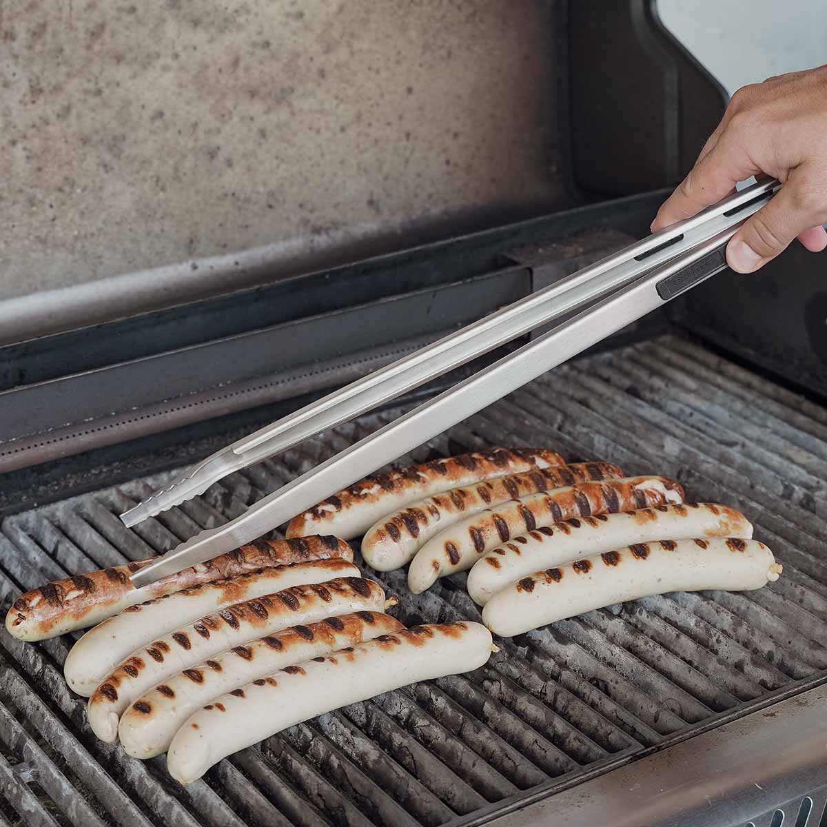 Opphengsøyet på Grillpinsett rustfritt stål 53 cm - SANTOS
