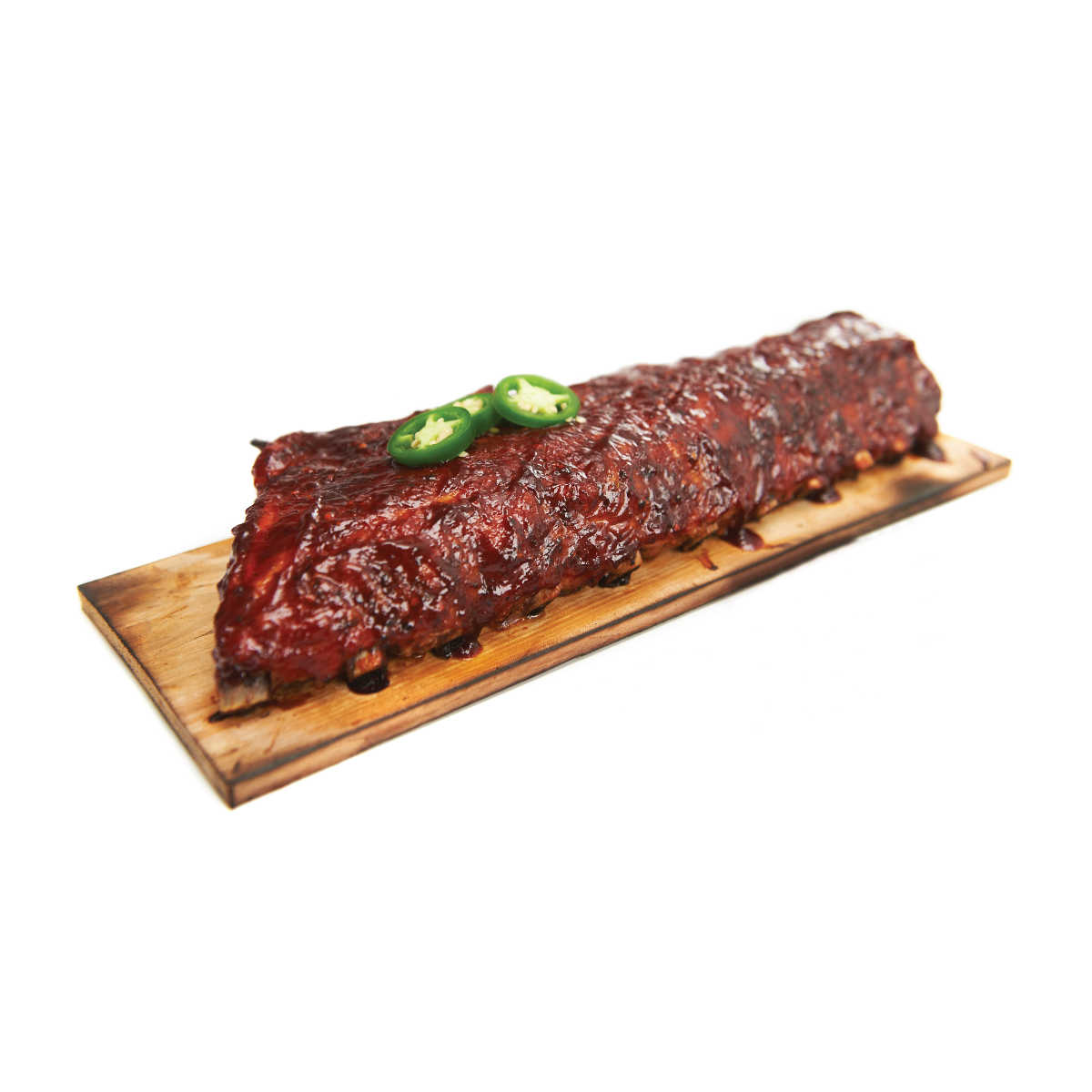 Grillplanke lønnetre 38 x 18,2 cm - Broil King bakside