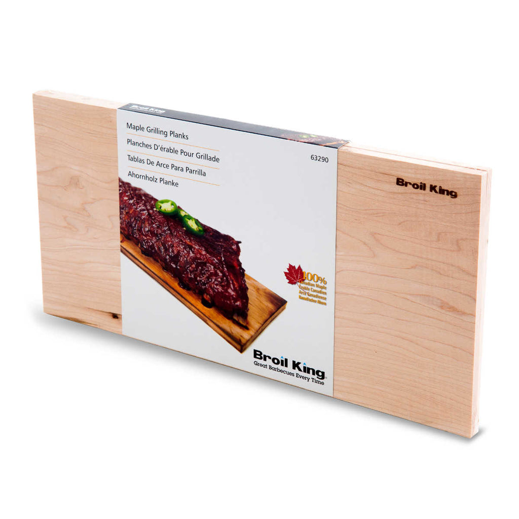 Montert Grillplanke lønnetre 38 x 18,2 cm - Broil King på grill
