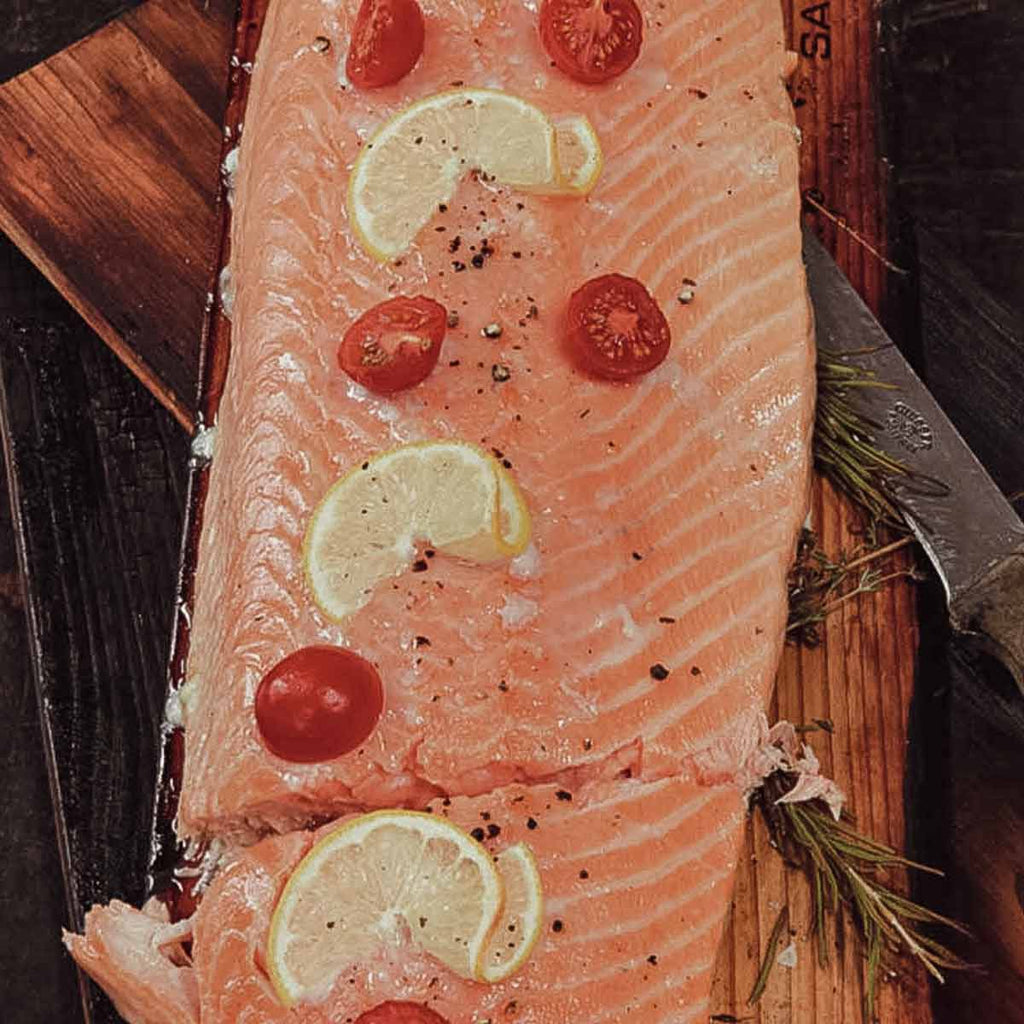 Grillplanke sedertre 2-pack 40 x 15 cm SANTOS detalj av trestruktur