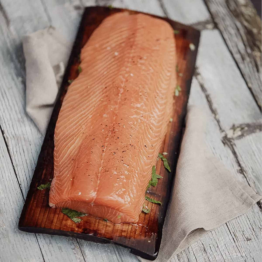 Bakside av grillplanke sedertre 30x15 cm - SANTOS