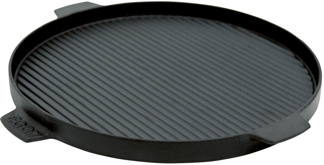 Grillplate støpejern 26 cm Medium Small MiniMax Big Green Egg forfra
