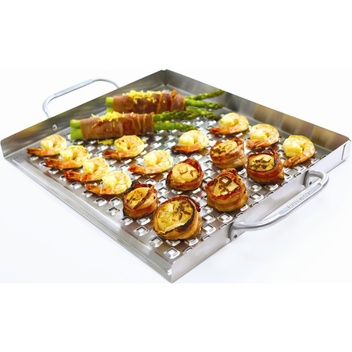 Grillplate Imperial Topper rustfritt stål 39x33 cm - Broil King bakside