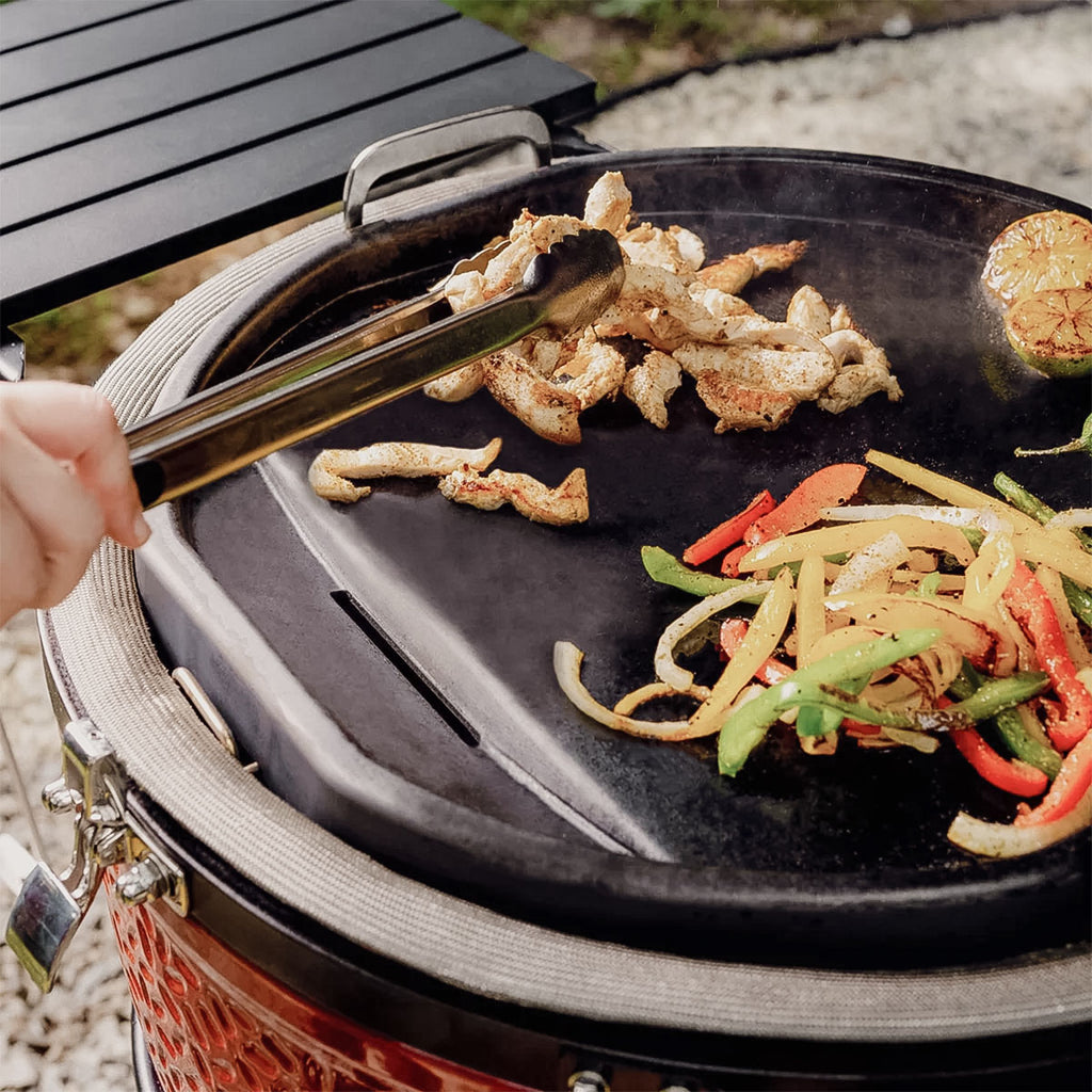 Bakside av Grillplate karbonstål for Classic Joe