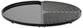 Grillplate og grillrist BBQ2Plancha 50 aluminium 46 cm forfra
