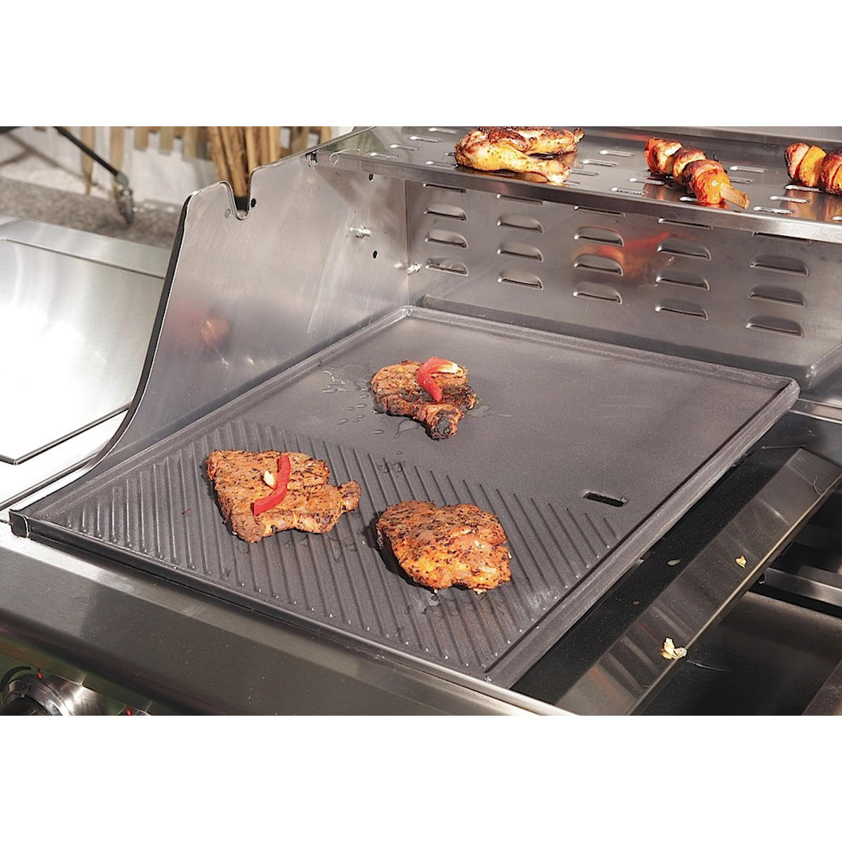 Detaljbilde av grillplate støpejern for Alabama & P-Serie - SANTOS