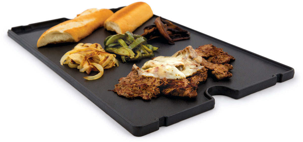 Grillplate støpejern Baron Crown 44x33 cm bakside