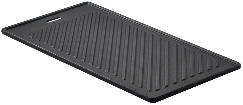 Bakside av Grillplate støpejern emaljert for Allflame/Videro 45x24 cm - Rösle