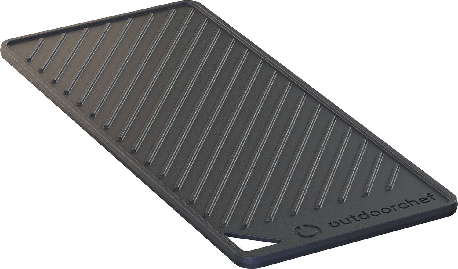 Grillplate støpejern vendbar for HEAT C 43x19 cm - Outdoorchef forfra