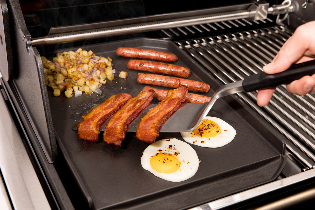 Detalj av Grillplate støpejern plancha for Baron 45x32 cm Broil King
