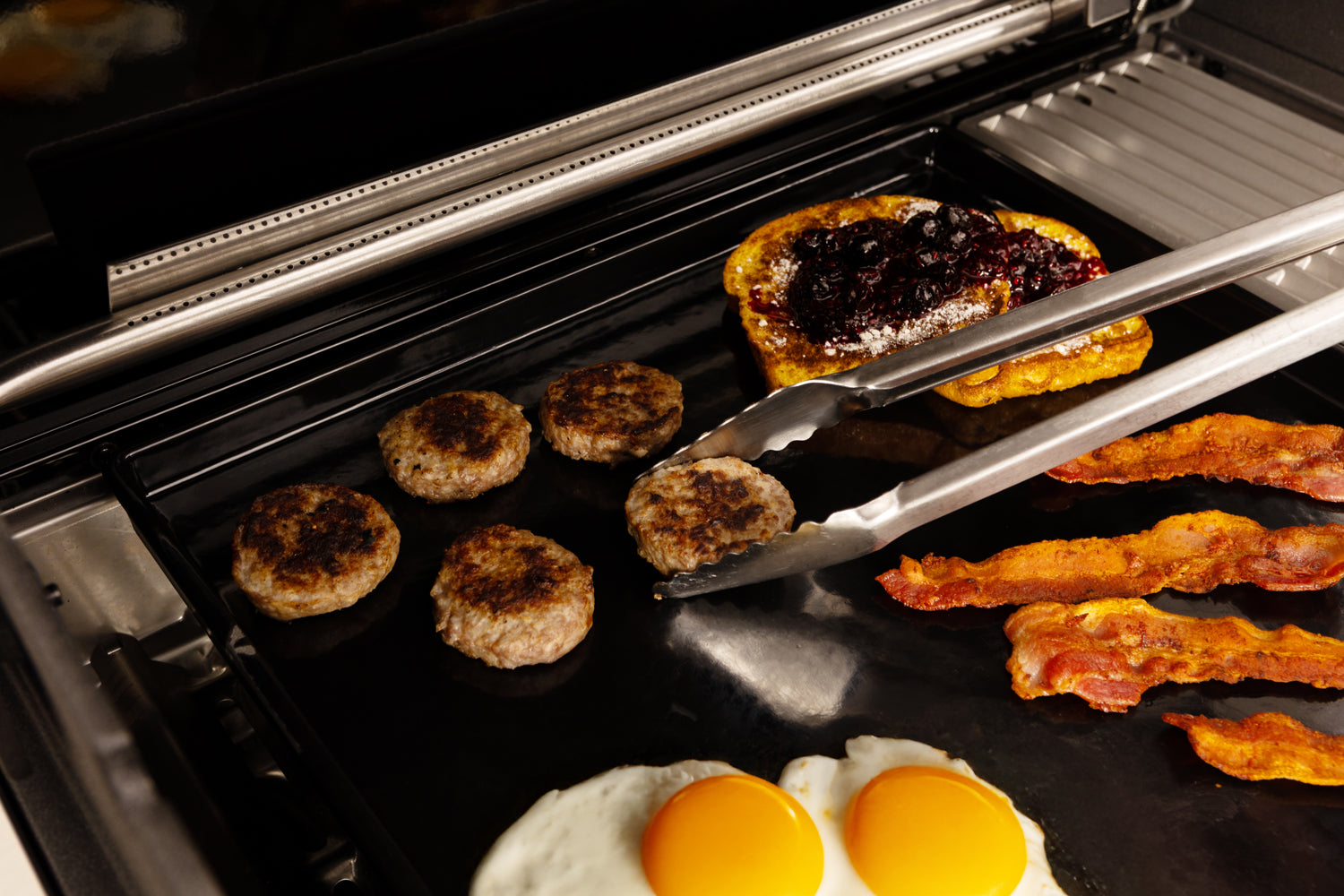 Grillplate støpejern plancha for Imperial / Regal - Broil King bakside