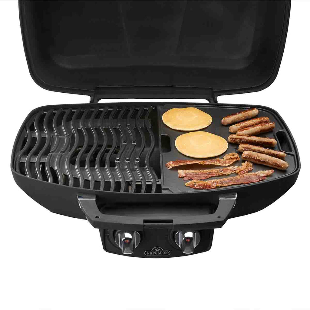 Baksiden av Grillplate støpejern for TravelQ 285 37x27 cm - Napoleon