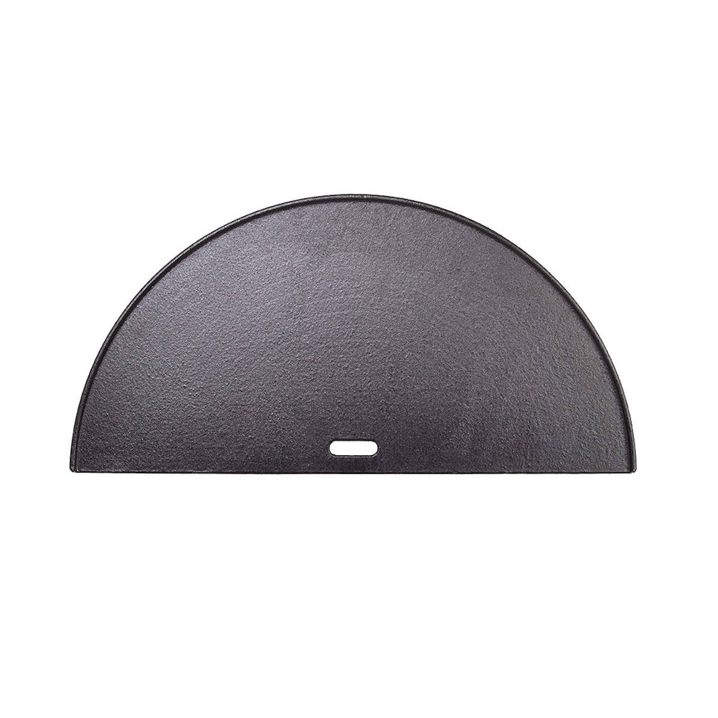 Grillplate støpejern vendbar halvrund Classic - Kamado Joe forfra