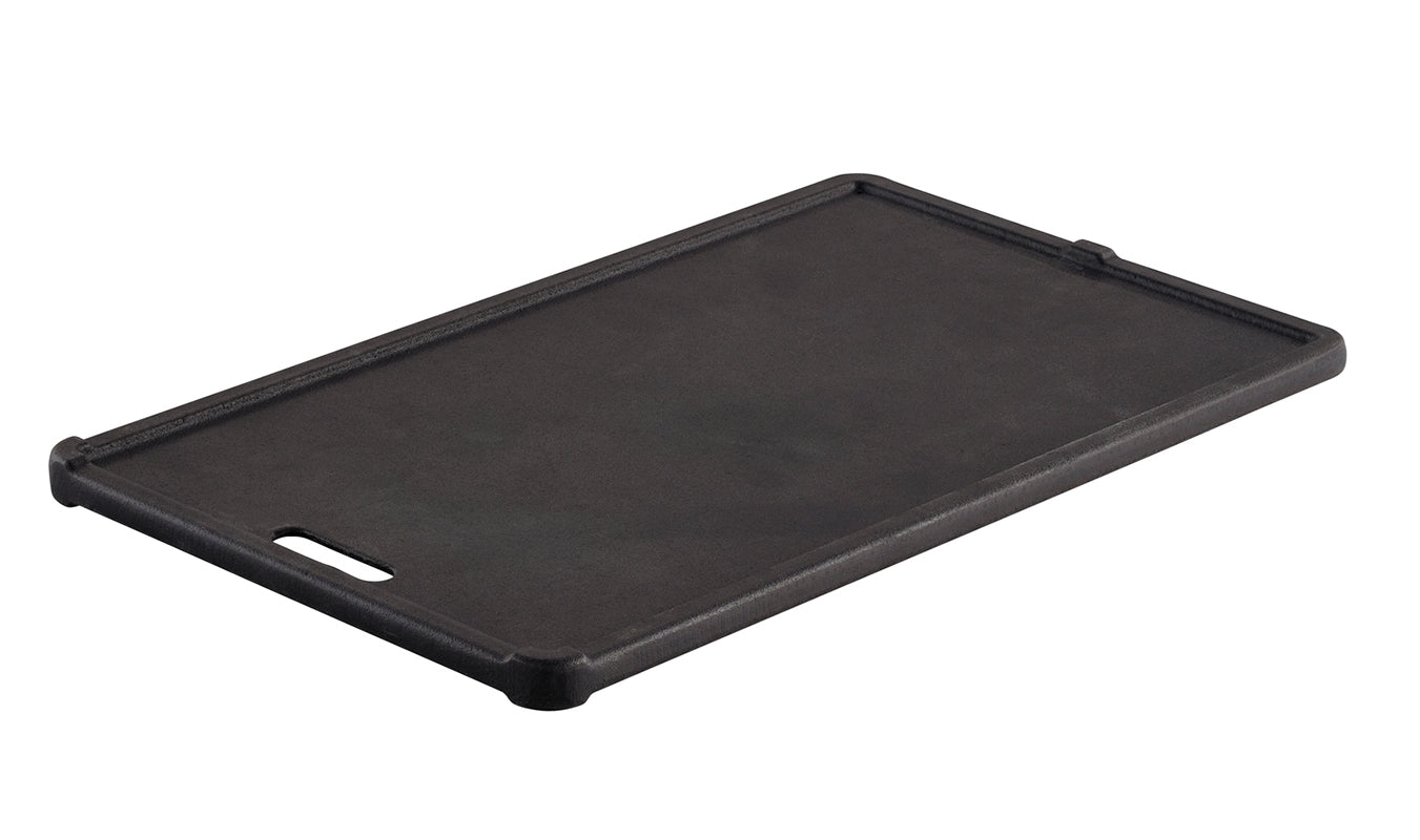 Grillplate støpejern for Videro G2-P/E2-P 32,5x19,5 cm bakside