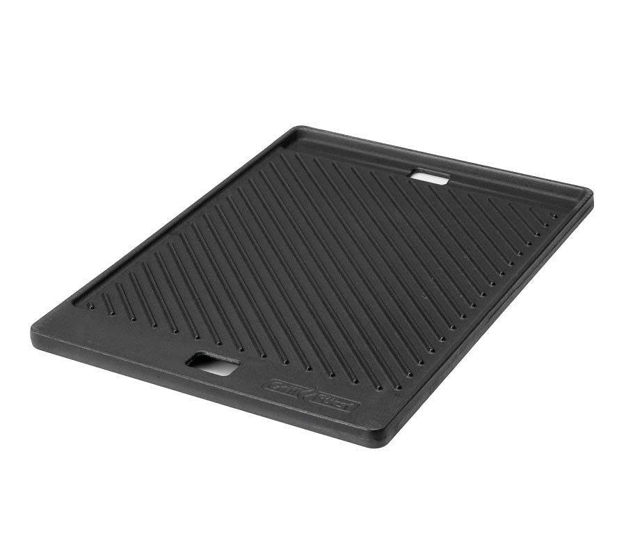 Grillplate støpejern for Weber Genesis II 400/600 48x33,5 cm - Grillfürst forfra