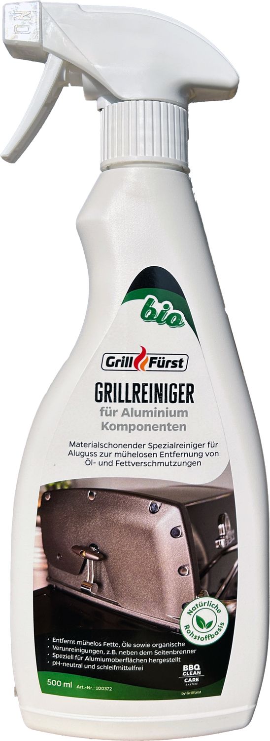 Grillrengjoring BIO for aluminium 500 ml fra Grillfurst, forfra