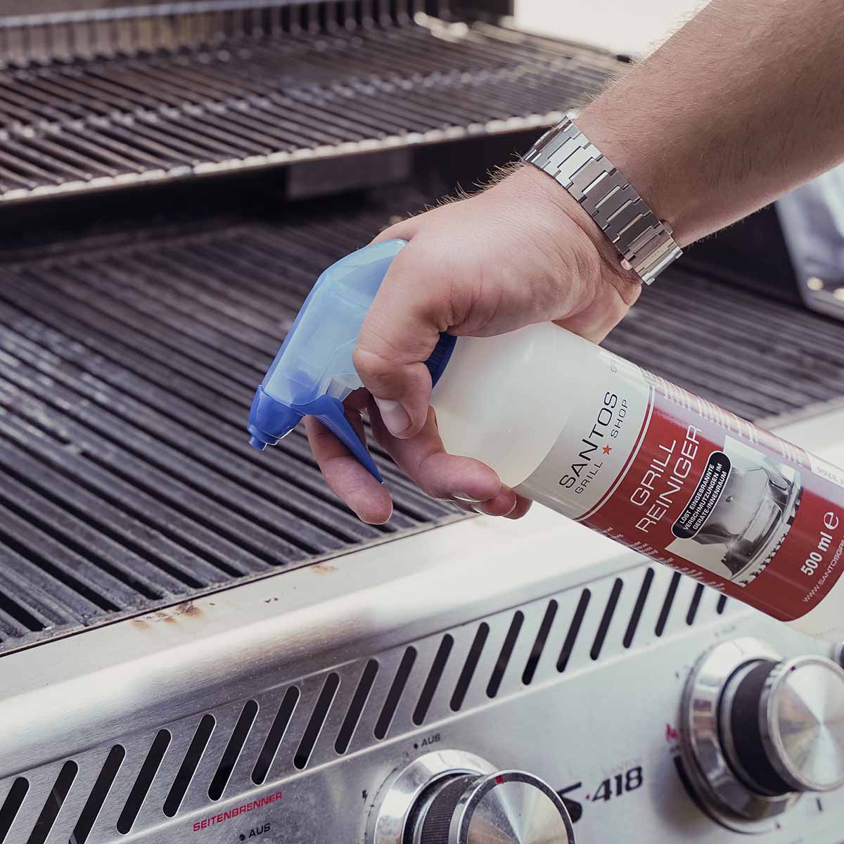 Grillrengjoring og ovnsrengjoring 500 ml - SANTOS bakside