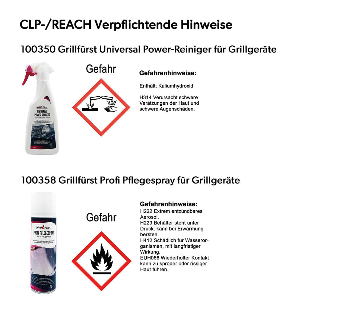 Grillrengjøring-sett for Napoleon rustfritt stål - Grillfürst