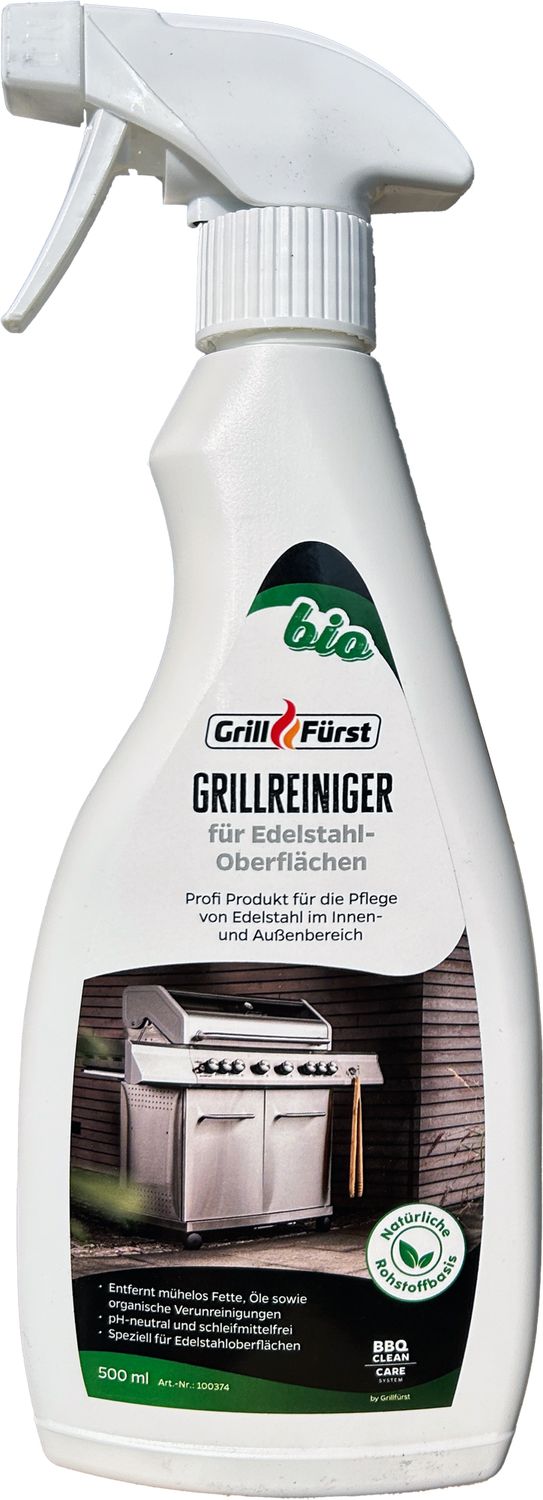 Grillrengjøring BIO for rustfritt stål 500 ml - Grillfürst forfra